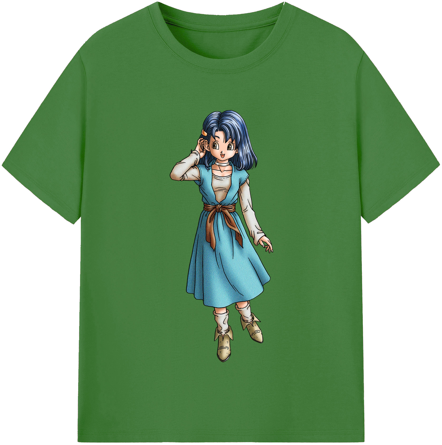 （画像用） ドラゴンクエスト Doragon Kuesuto Dragon Quest レディースカジュアルプリントTシャツ（綿100％）